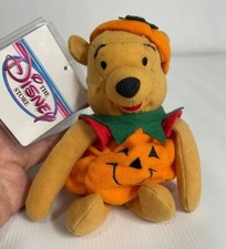 Winnie The Pooh Pumpkin Pooh Walt Disney Company Mini Bean Bag Halloween Plush