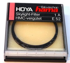 Filtr świetlika Hoya 1A, hartowany HMC, gwint 52mm