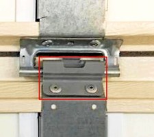 GARAGE DOOR PLASTIC HINGE HALF/METAL RIVETED HINGES - SET OF 6 - HEAVY DUTY