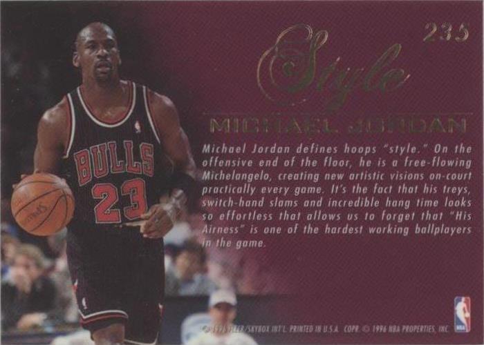1995-96 Flair - Michael Jordan #235 for sale | eBay