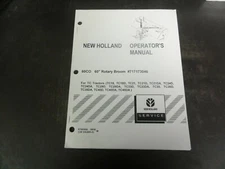 New Holland 60CO  60" Rotary Broom Operator's Manual   87580886