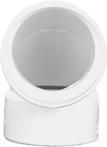 NDS 3P02 PVC 90-Degree Elbow, 3-Inch, for Hub X Hub Solvent-Weld Connections - Picture 4 of 12