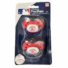 2 Pack Pacifiers Boston Red Sox MLB Orthodontic New