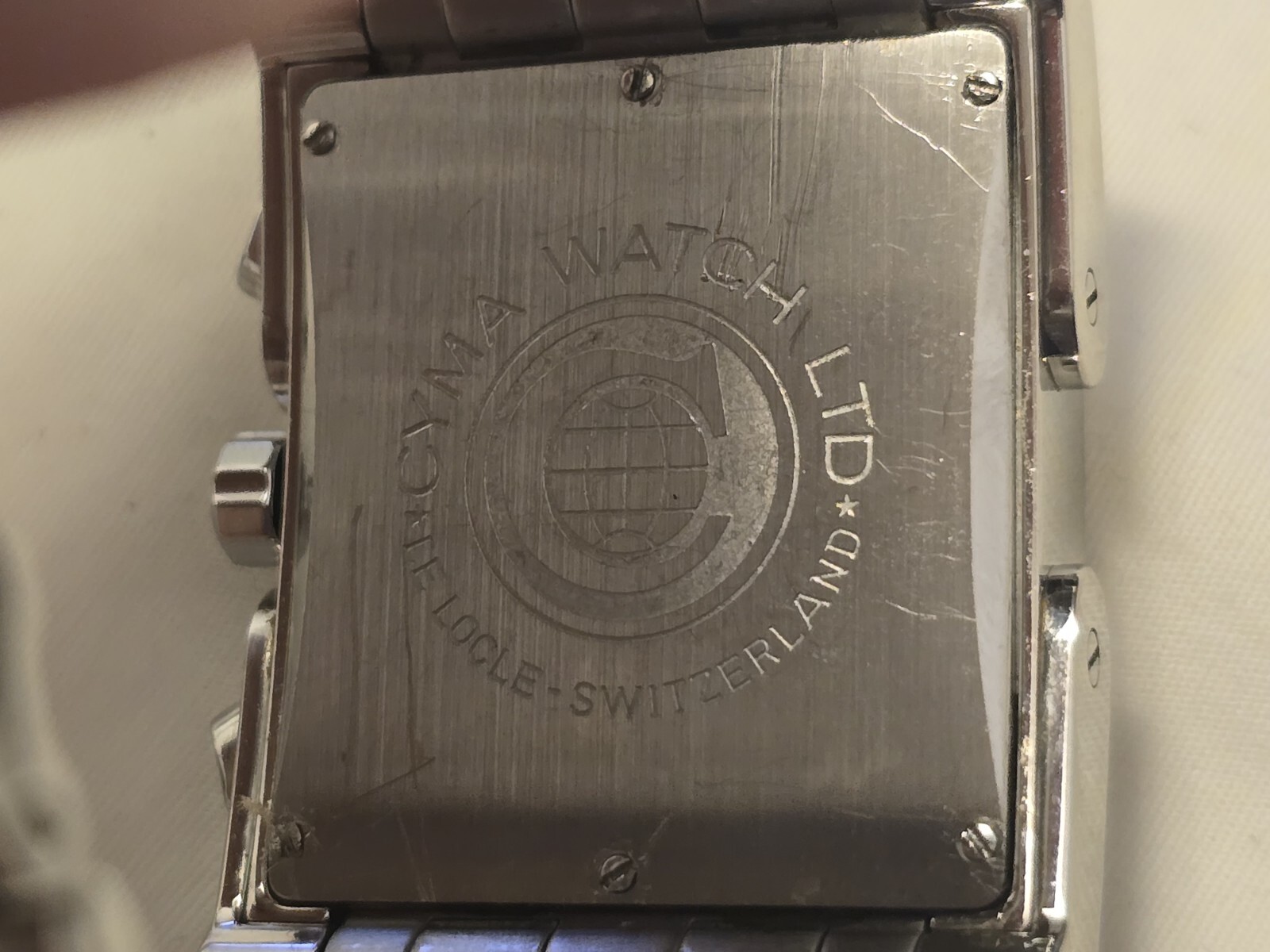 Cyma Grand Imperium Chronograph Rectangular Swiss… - image 8