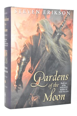  SIGNED LIMITED EDITION Gardens of the Moon Autographed Steven Erikson (NEW 3rd)