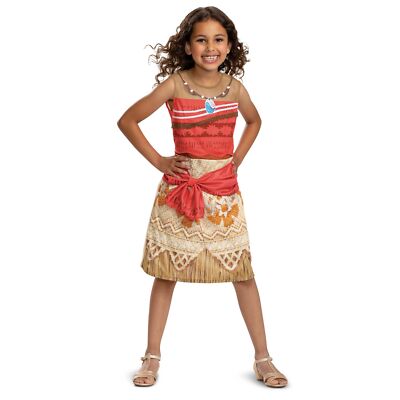 Disney Offizielles Classic Vaiana Kostüm Mädchen Kinder Karneval Faschingskostüm