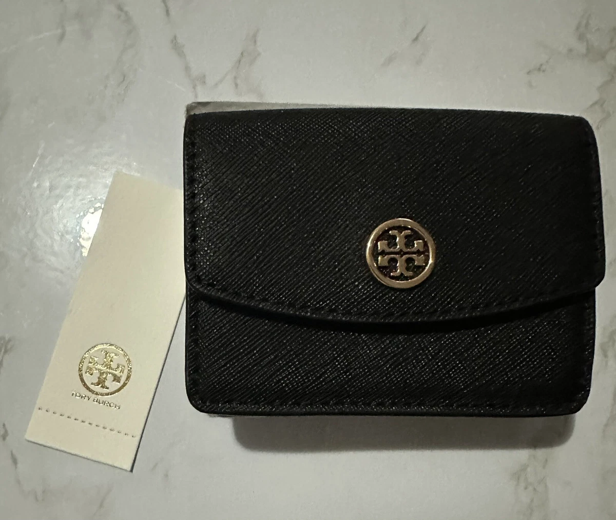 tory burch robinson tri fold mini wallet new eBay