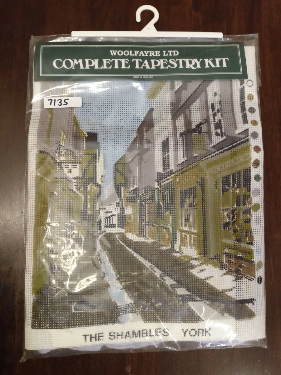 Half cross stitch tapestry sale