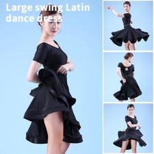 Big Swing Adult Dance Dress Latin Dance Skirt Competition Costumes Performance