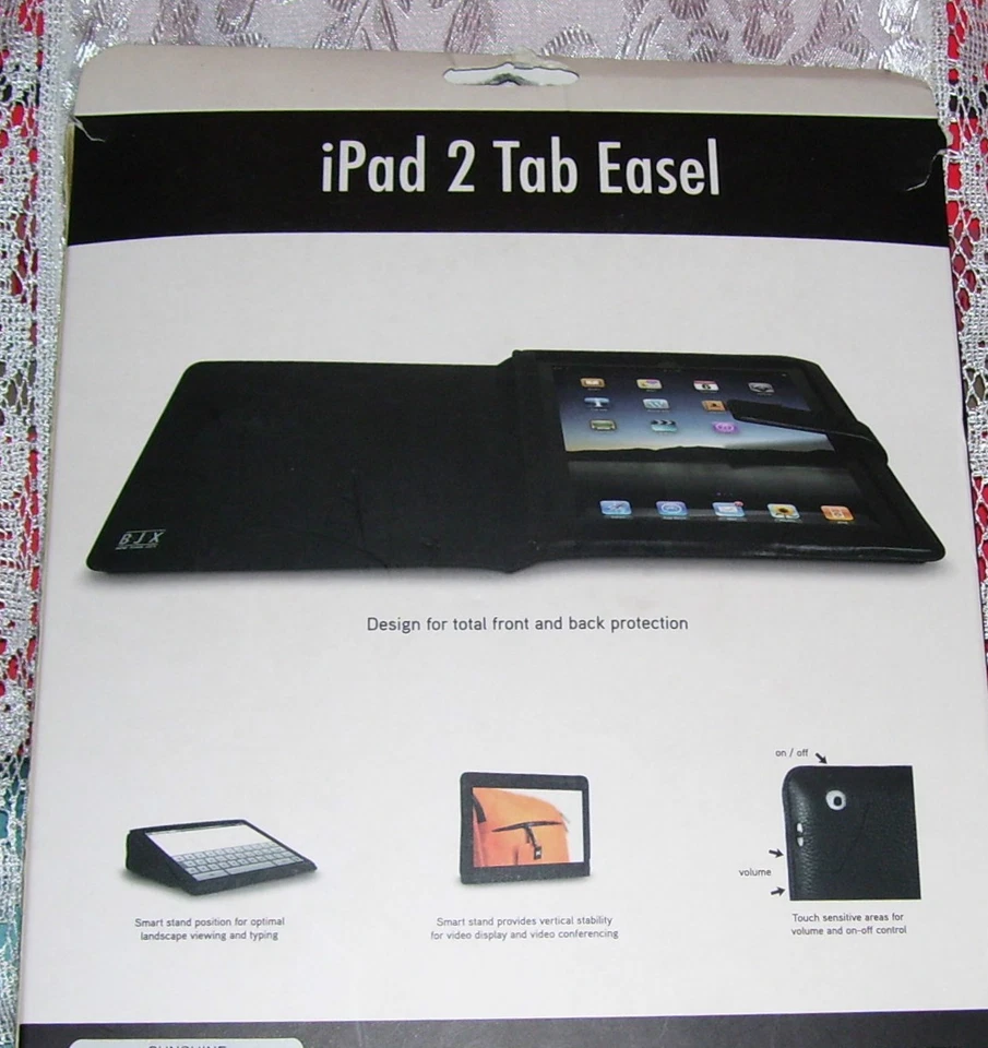 NEW BJX NEW YORK YELLOW PRINT IPAD 2 TAB EASEL RETAIL $69.99 DAMAGED PACKAGE - Image 2 of 2