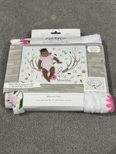 Little Feet Boutique Plush Milestone Mat Kit Wild And Free Capture First Year