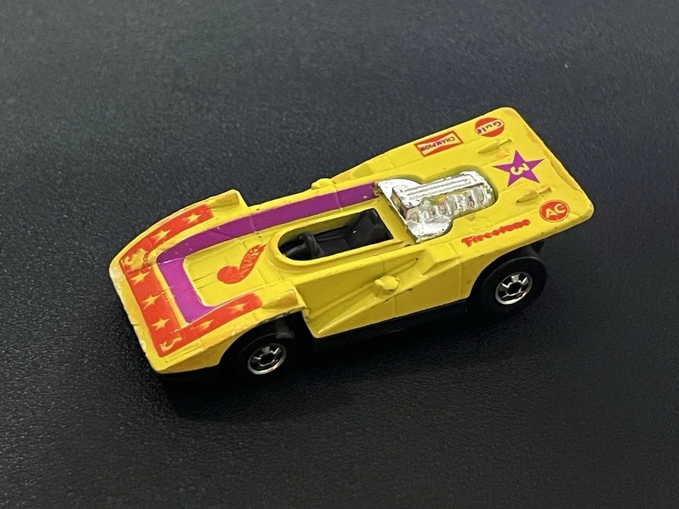 Rodillo de vapor especial Speedway vintage Hot Wheels amarillo Blackwall Hong Kong 1978 Foto 2 de 4
