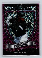 2021 Panini Chronicles - Luis Robert #21 - Crusade Purple Velocity