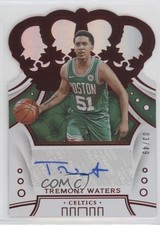 2019-20 Panini Crown Royale Rookies Red 3/49 Tremont Waters #CR-TWT Auto 5yi