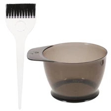 2 Pcs Hair Dye Set ABS Hair Coloring Kit with Tinting Bowl for Salon