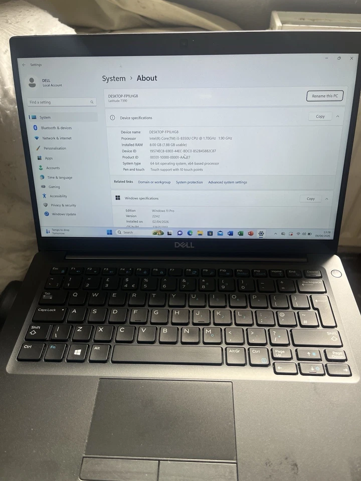 Dell Latitude 7390 · i5-8350 · 8GB · 256GB, photo 2 of 3