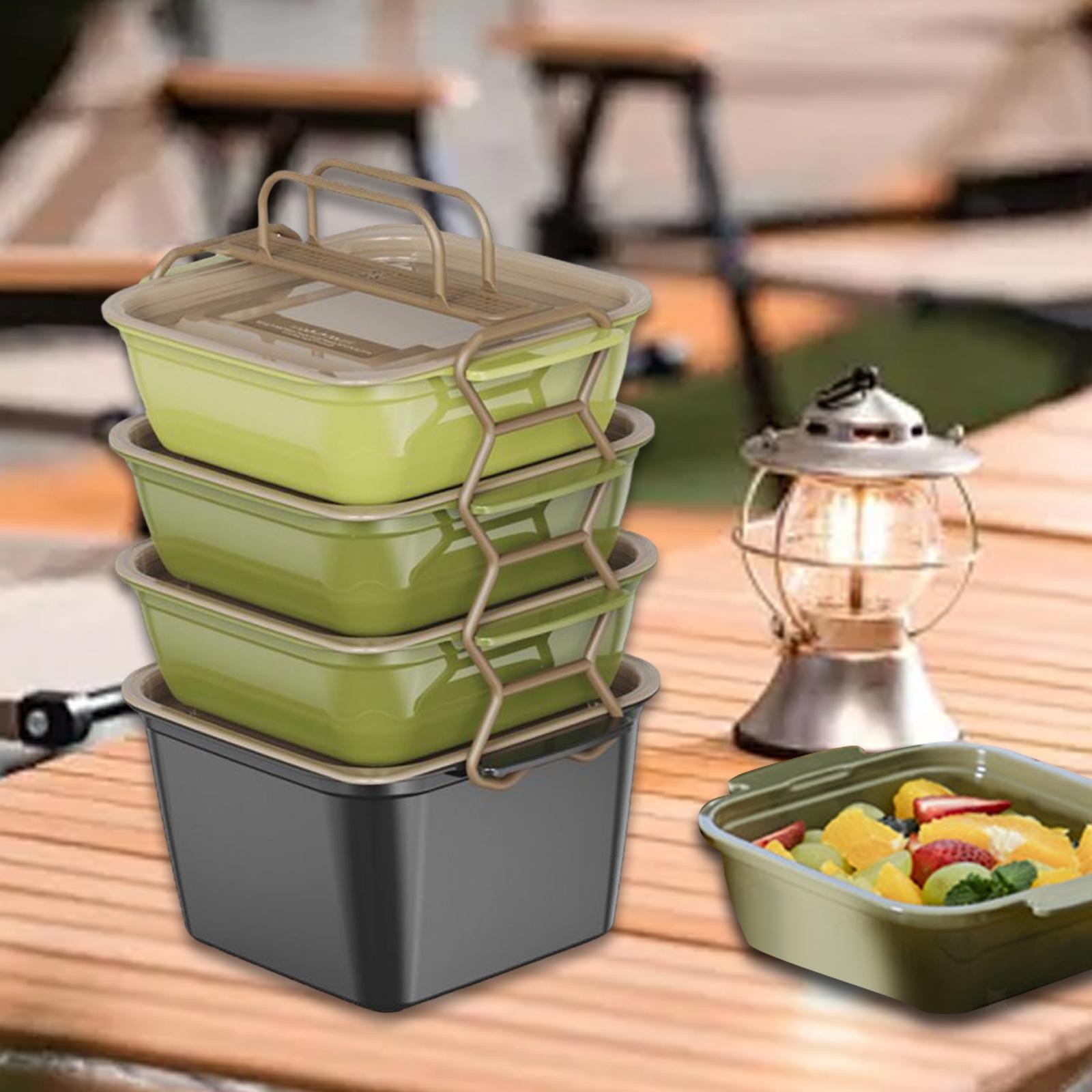 Airtight Leakproof Stackable Bento Lunch Box for Adults Microwave & Dishwasher Safe