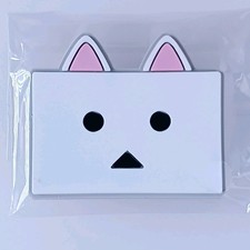 White Cat Nyan Board Rubber Magnet From Japan