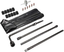 Dr.Roc Spare Tire Tool Kit with Spare Tire Jack Handle and Lug Wrench Spare Tire