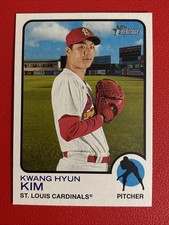 2022 Topps Heritage High Number Kwang Hyun Kim #490 Short Print SP Cardinals