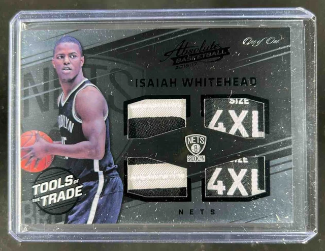 2016-17 Absolute Isaiah Whitehead Tools of the Trade Rookie Quad Patch Tag #1/1