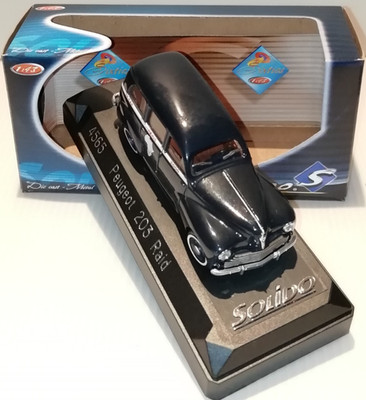 Solido 1:43 PKW Peugeot 203 Raid OVP 4565 Le Cap Paris 2000 Die Cast Metal