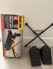 Torin Black Jack 2 Ton Trolley Jack T82016w Wheel Chocks Lug Wrench New Torin Black Jack 2 Ton Trolley Jack T82016w Wheel Chocks Lug Wrench New