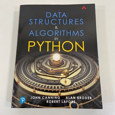 Data Structures Algorithms in Python John Canning Alan Broder Robert Lafore TPB
