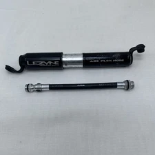 Lezyne ABS Pressure Drive Mini Frame Pump Small: Black/Polished Silver Road Bike