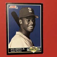 1991 Score - The Franchise Ken Griffey Jr #858