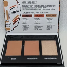 Black Radiance True Complexion Contour Palette, Light To Medium