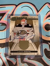 Lukas Dostal 50/50 Rookie Auto 2022-23 Upper Deck The Cup Anaheim Ducks (CH)