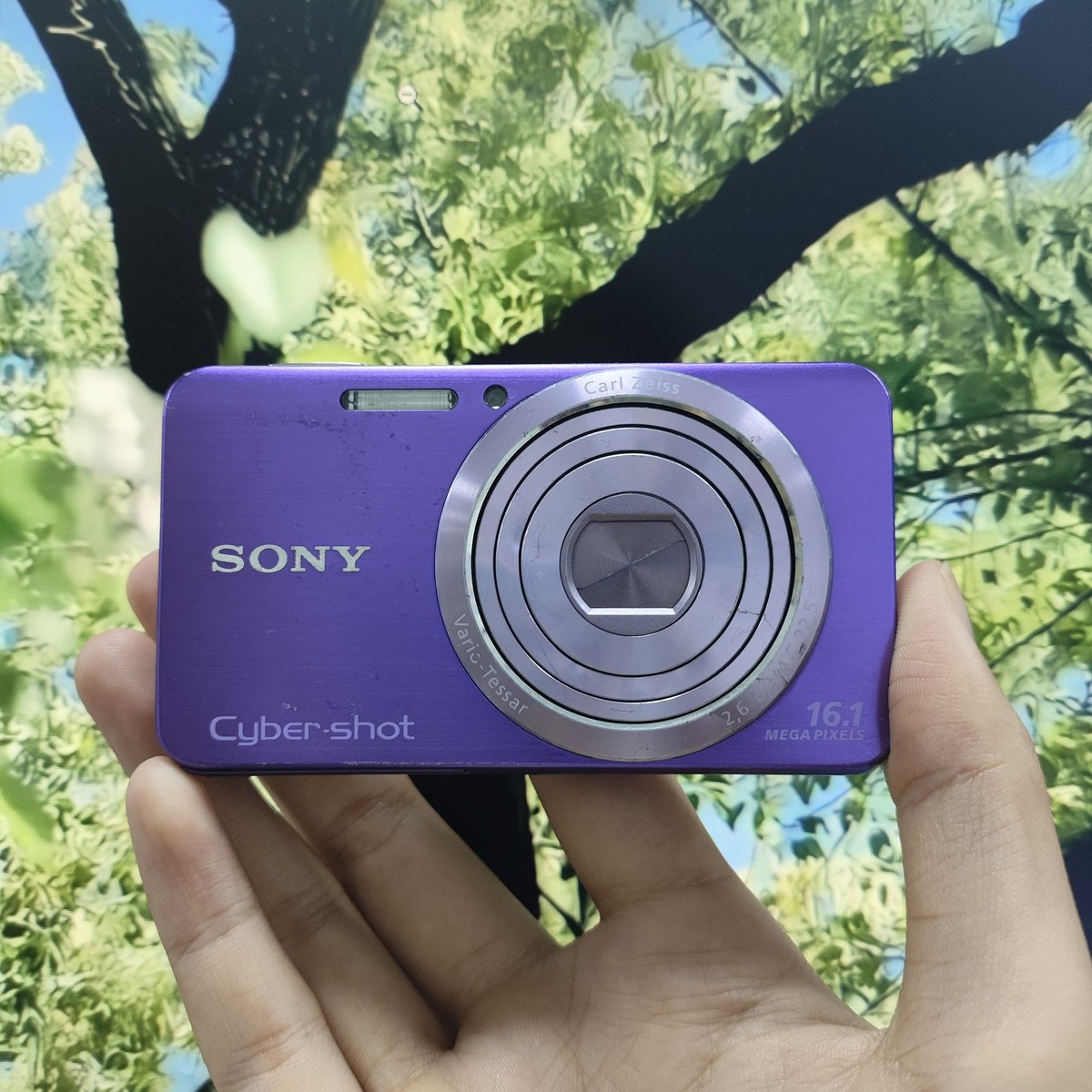 Sony Cyber-Shot DSC-W630 Purple 16.1MP 5x zoom Compact Digital