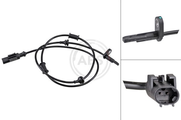 ABS Sensor Raddrehzahl A.B.S. 32250 FüR Opel Movano U9 Fiat Ducato Bus 110 115 3-image