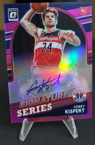 2021-22 Panini Donruss Optic Signature Series Corey Kispert Rookie Auto #/25 SSP