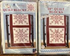 2 Packs Jack Dempsey Quilt Blocks 18x18 Stepping Stone Cross Stitch 732-268 12pc