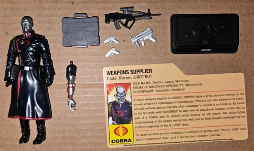 GI Joe 25th Resolute Destro V25 Complete 2009 From 7 Pack Cobra Battle Set