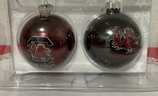 NCAA South Carolina Gamecocks Boelter Brands 2-pc Ornament Set