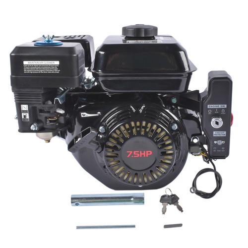 7.5HP Electric Start Horizontal Engine 4-Stroke 212CC Go Kart Gas Engine Motor - 第 1/13 張圖片