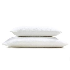 Organic Latex Pillow - Standard Bed Pillow with Breathable Cotton - Eco-Frien...