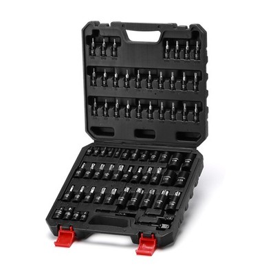 EMENTOL 67PCS Torx E Torx Socket Set 1/4 3/8 1/2 Drive ET605 Tool Kit