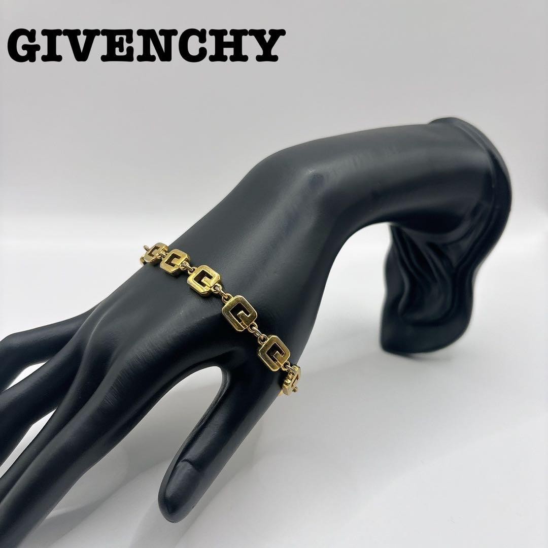 Givenchy Women Bracelet G Logo Gold Gp Limited Edition VHTF Designer Collection