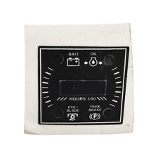 MTD 777I25144 Left Hand Meter Label Murray Troy-Bilt Mustang XP Colt ZT RZT 50
