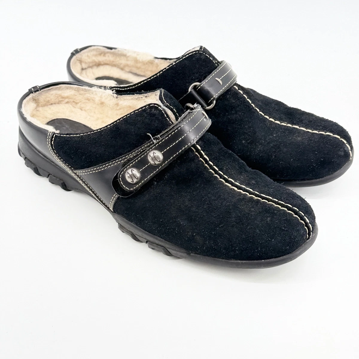Cole Haan waterproof Suede Horsebit Mule Clogs Black Faux Sherling Lined NWT Amazon.com | Cole Haan Men main image 4