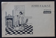 FAMSE SURDIAC Art Deco Style Radiator Stove Catalogue