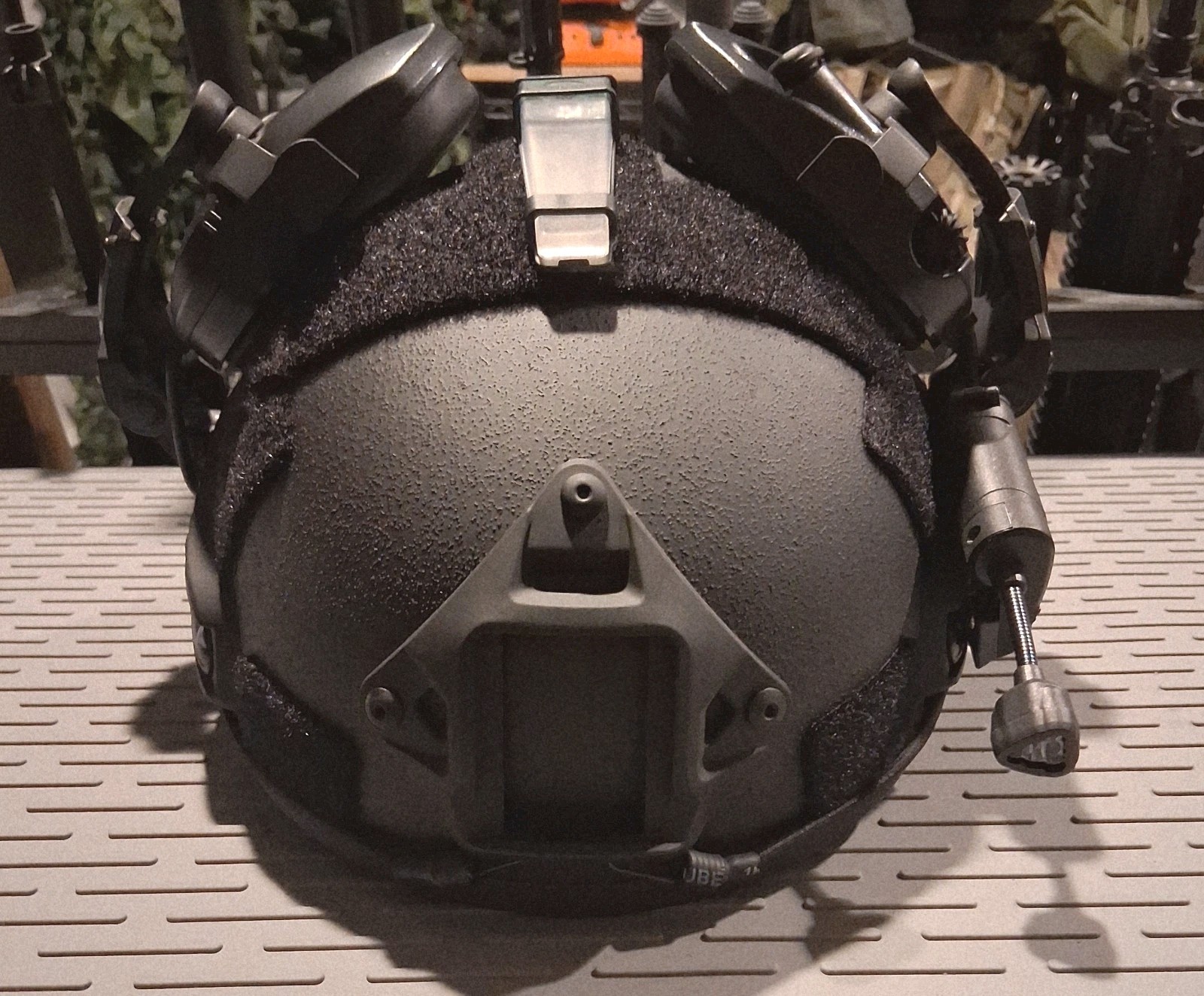 NIJ LEVEL IIIA TACTICAL HELMET UHMWPE  ADJUSTABLE SIZE 24NRR WALKERS IFF+LIGHT