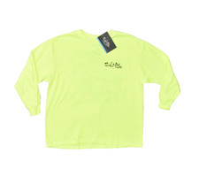 Salt Life Aztec Fish Long Sleeve Performance T Shirt Youth Size S Neon Green NEW
