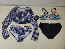 Art Class 2pcs Swimsuits Girls Size M 8 Bathing Suits Swim. Set Of 2 New