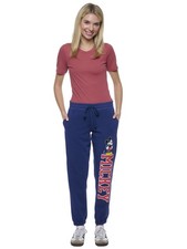 Womens Disney Mickey Mouse Jogger Pants Lounge Wear Pockets