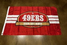 2025 San Francisco 49ers Season Ticket Member Flag 3' x 5'